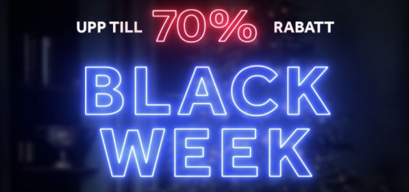 black week 70 procent