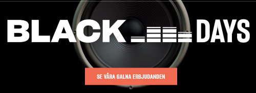 black week hörlurar och högtalar - Musik black friday erbjudanden 2023