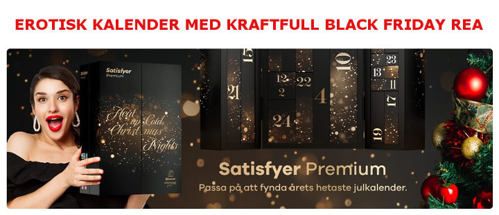 erotisk kalender black friday rea