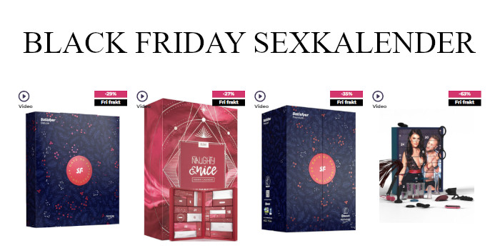 Black Friday sexkalender - Black week deals på erotisk adventskalender