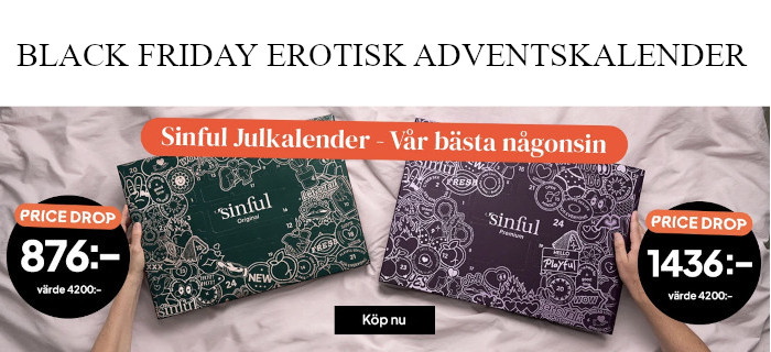 Erotisk adventskalender black friday REA deals 2024
